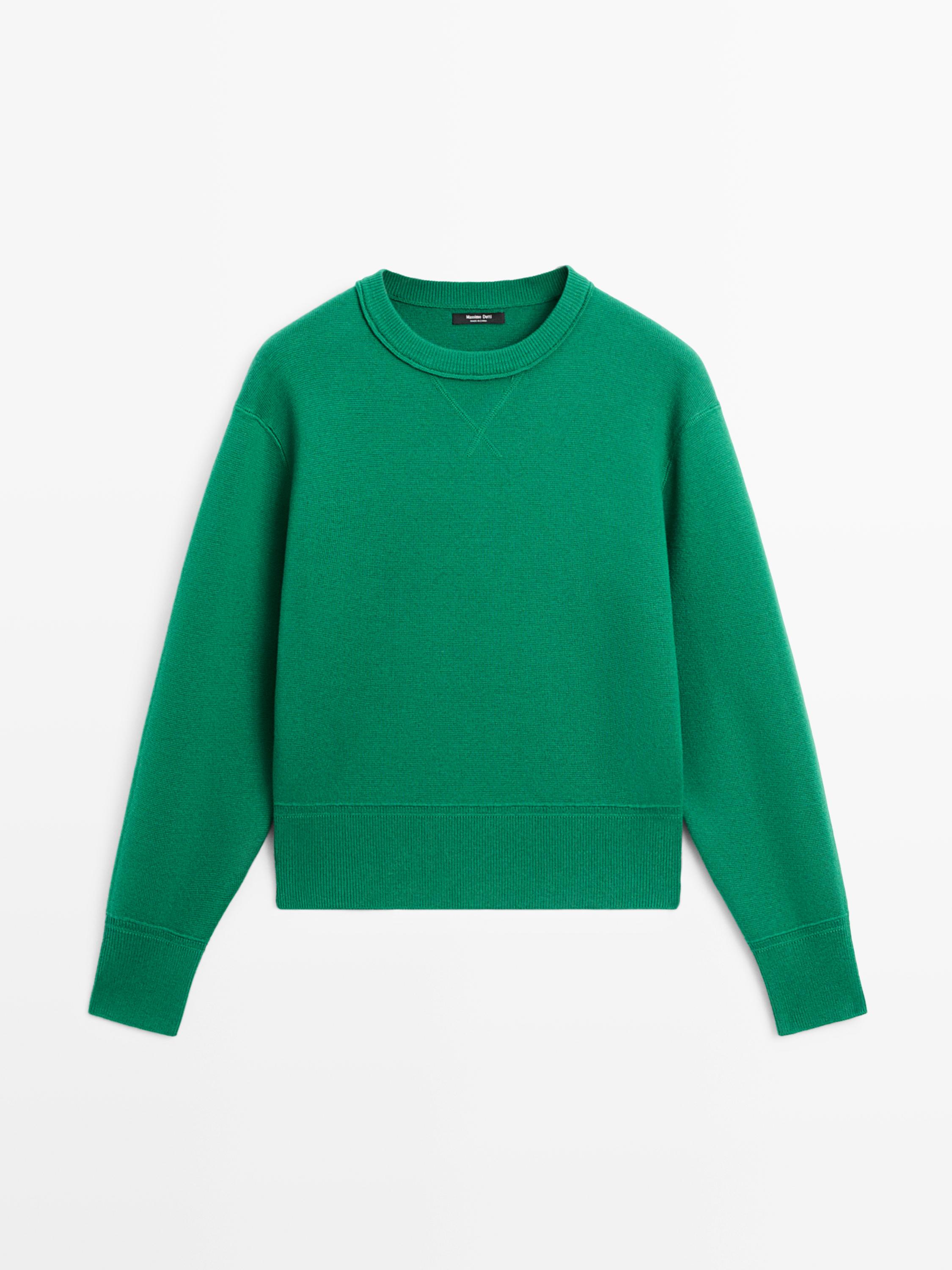 Pull en maille de coton mélang